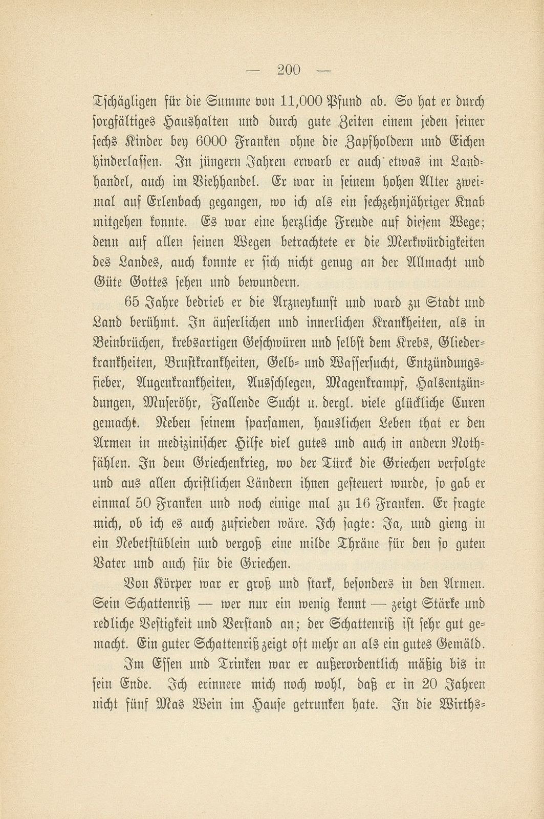 Auszüge aus dem Stammbuch der Familie Althaus auf Tschäggligen bei Bretzwil – Seite 7