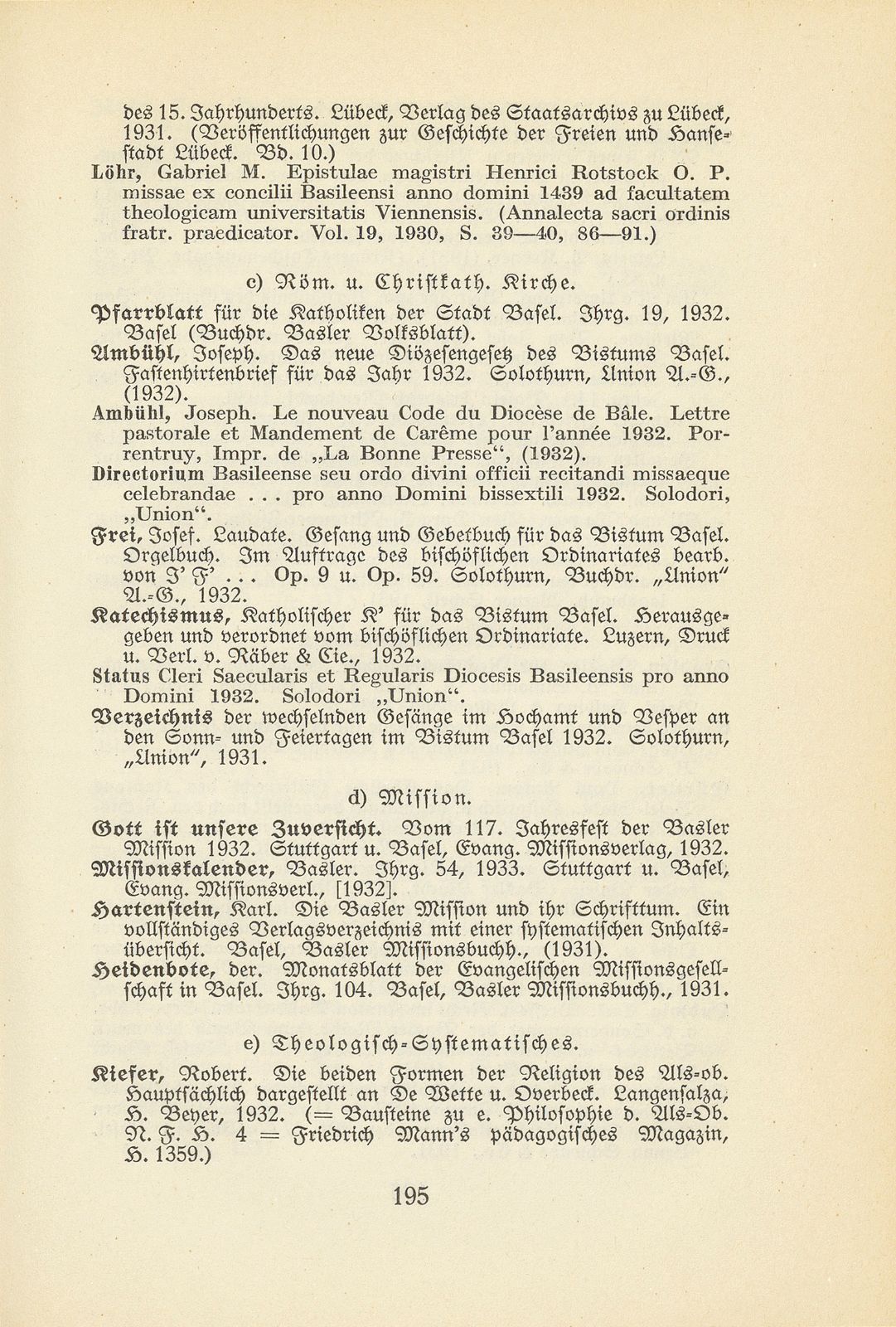 Basler Bibliographie 1932 – Seite 4