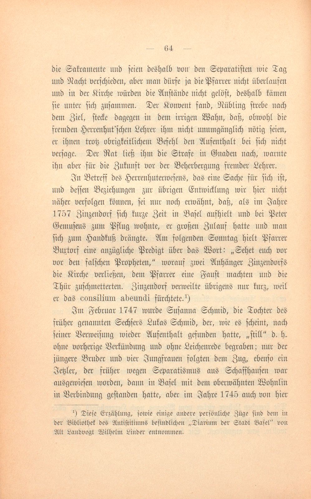 Die Basler Separatisten im achtzehnten Jahrhundert – Seite 11