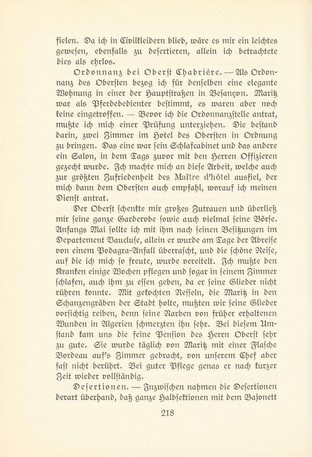 Emil Fischer-Miville als Unteroffizier in der französischen Fremdenlegion (1855-1858) – Seite 9