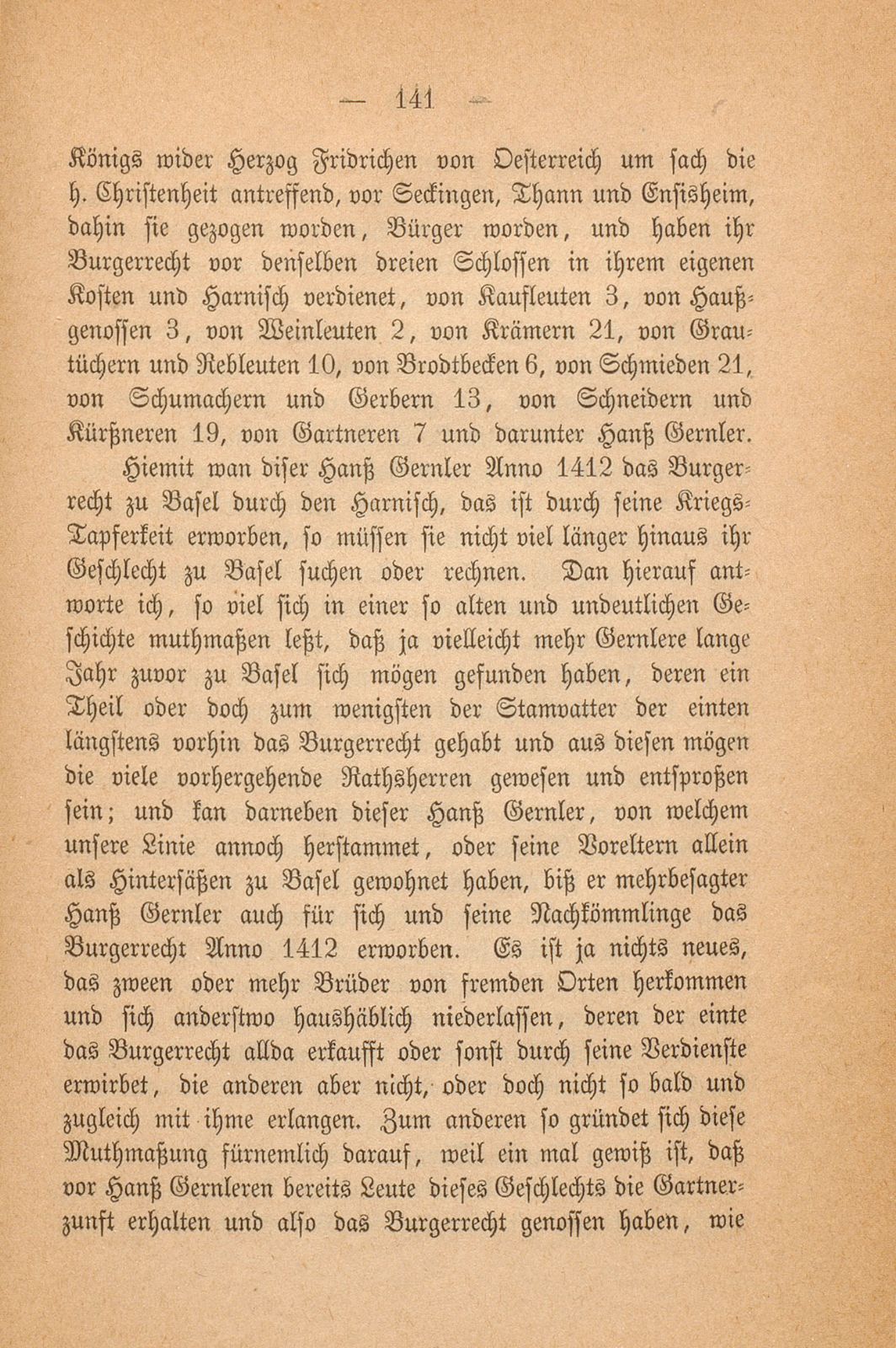 Aus einem baslerischen Stammbuch, XVII. Jahrhundert – Seite 5