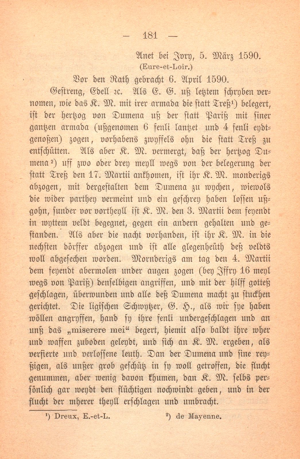 Schicksal einiger Basler Fähnlein in französischem Sold. (1589-1593.) – Seite 32