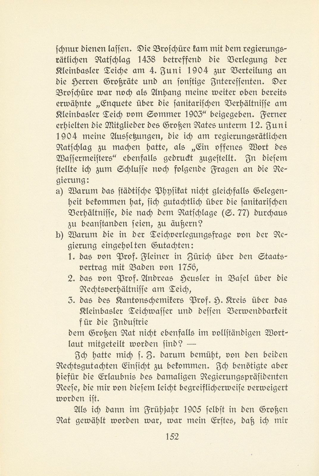 Memoiren des letzten Wassermeisters der Kleinbasler Teichkorporation – Seite 44