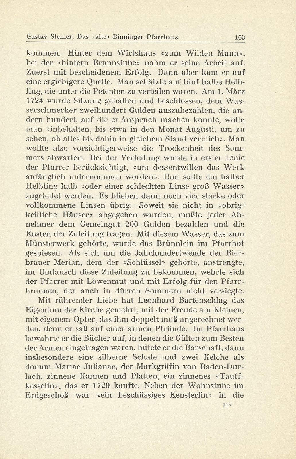 Das ‹alte› Binninger Pfarrhaus 1708-1938 – Seite 26