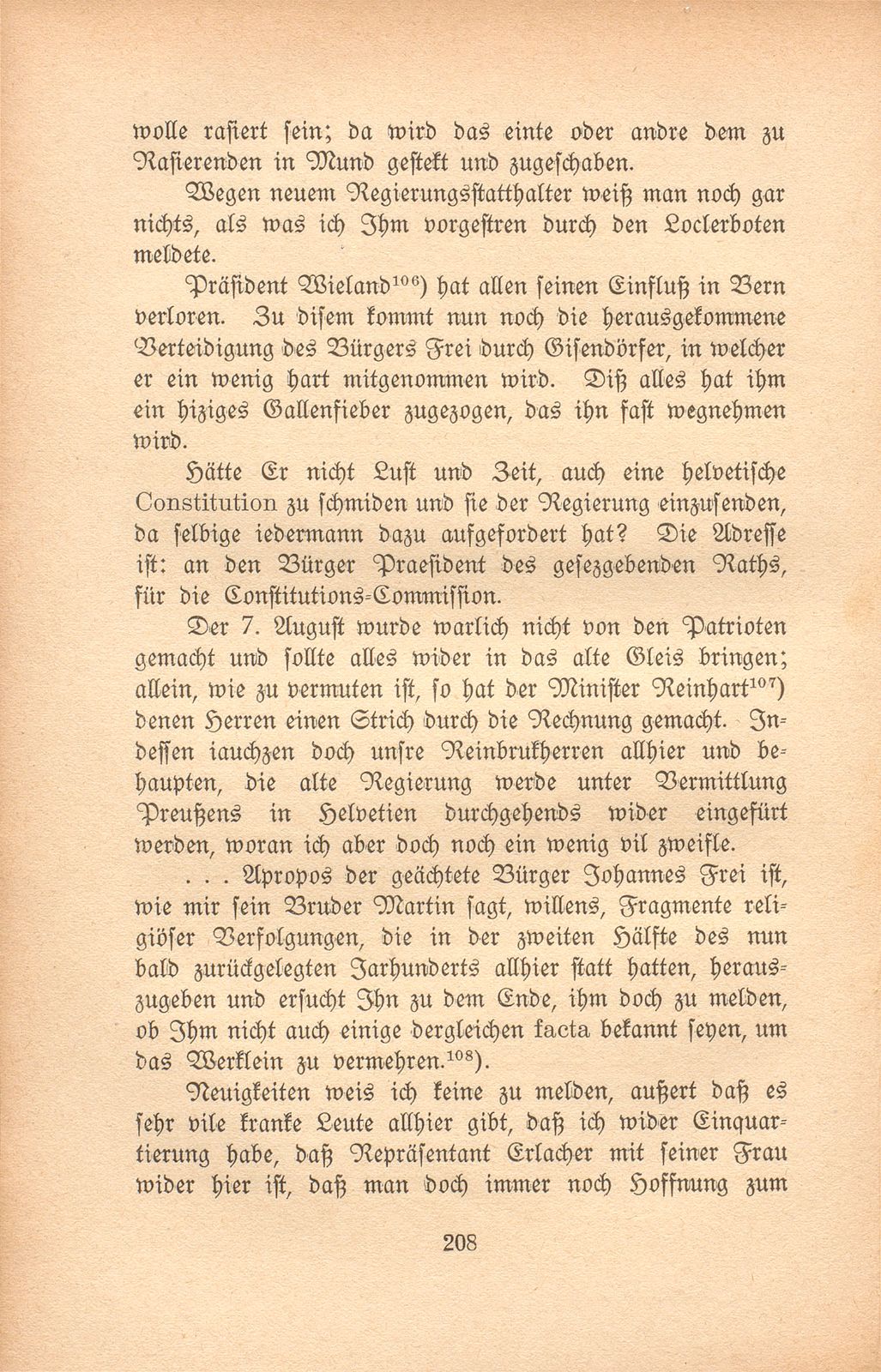 Briefe aus der Zeit der Helvetik – Seite 16