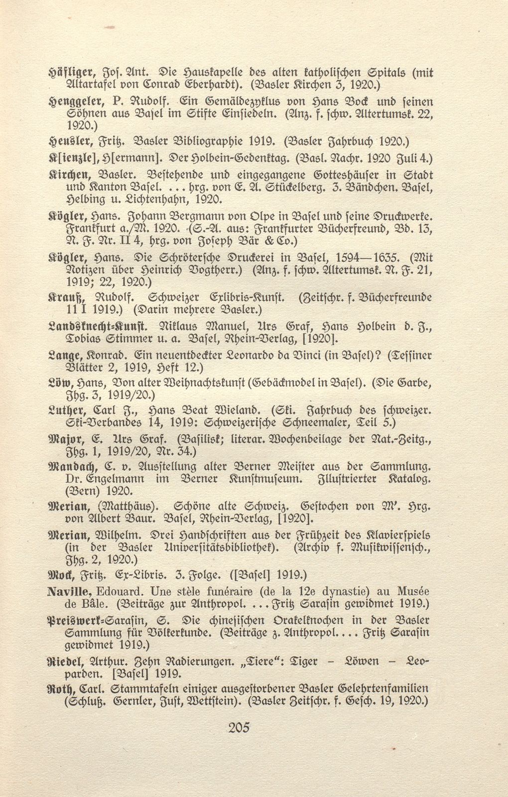 Basler Bibliographie 1920 – Seite 7