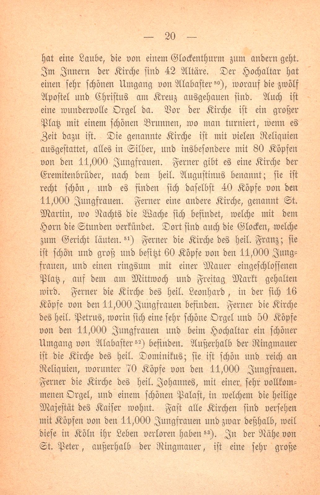 Andrea Gattaro von Padua, Tagebuch der Venetianischen Gesandten beim Concil zu Basel. (1433-1435.) – Seite 20