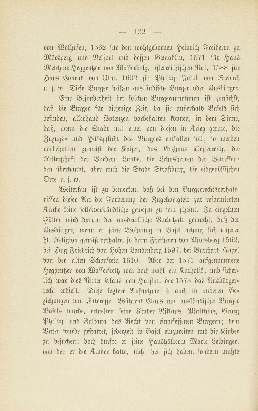 Basels Beziehungen zum Adel seit der Reformation – Seite 14