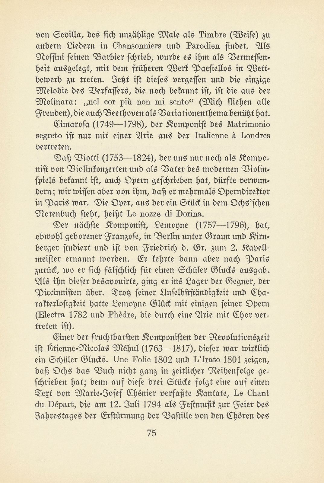 Ein handschriftliches Notenbuch aus dem Nachlass von Peter Ochs – Seite 8