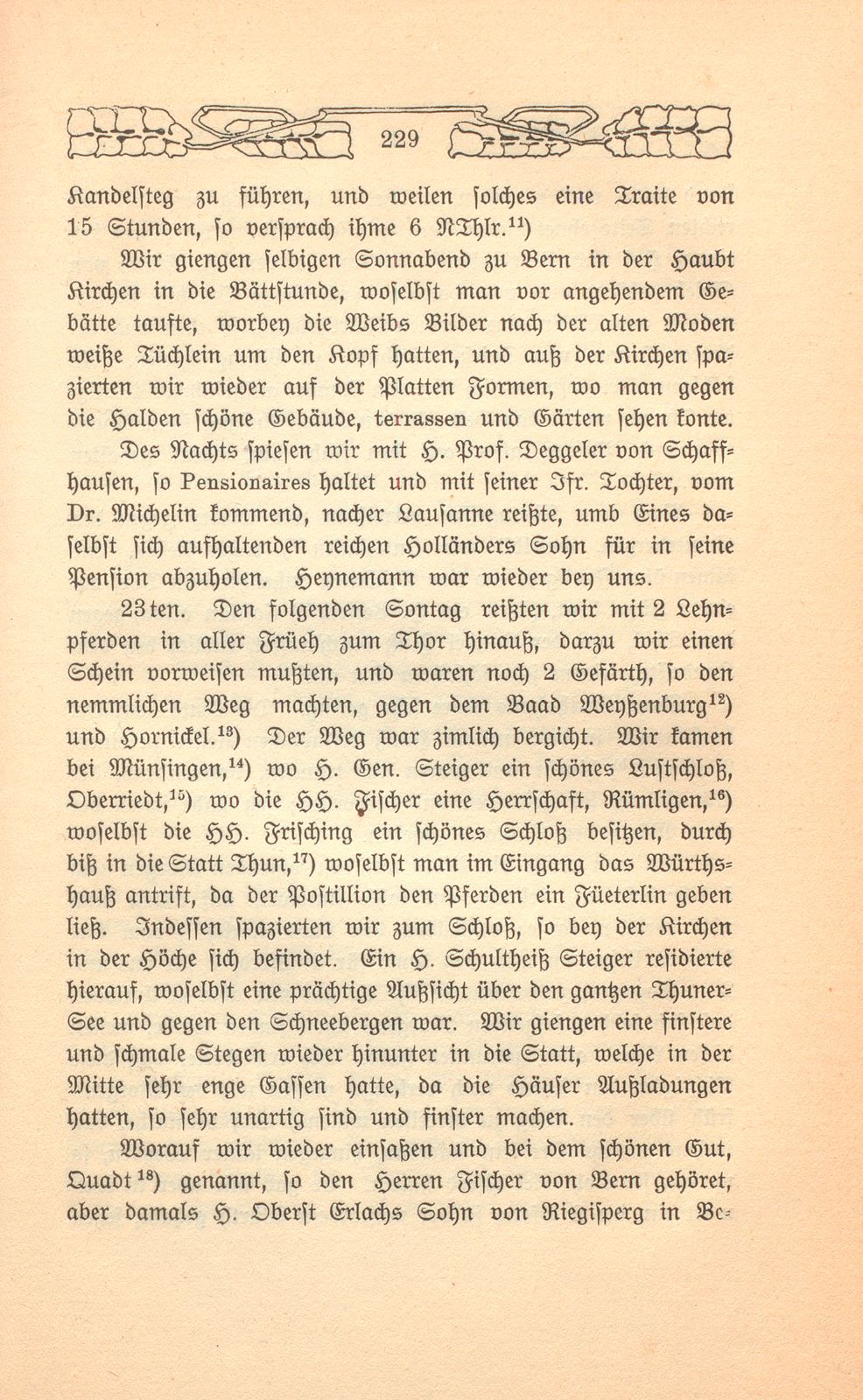 Beschreibung einer Badereise, die der Schultheiss von Liestal, Joh. David Hebdenstreit, anno 1775 mit seiner Frau nach Leuk gethan. (War damals 53 Jahre alt.) – Seite 16