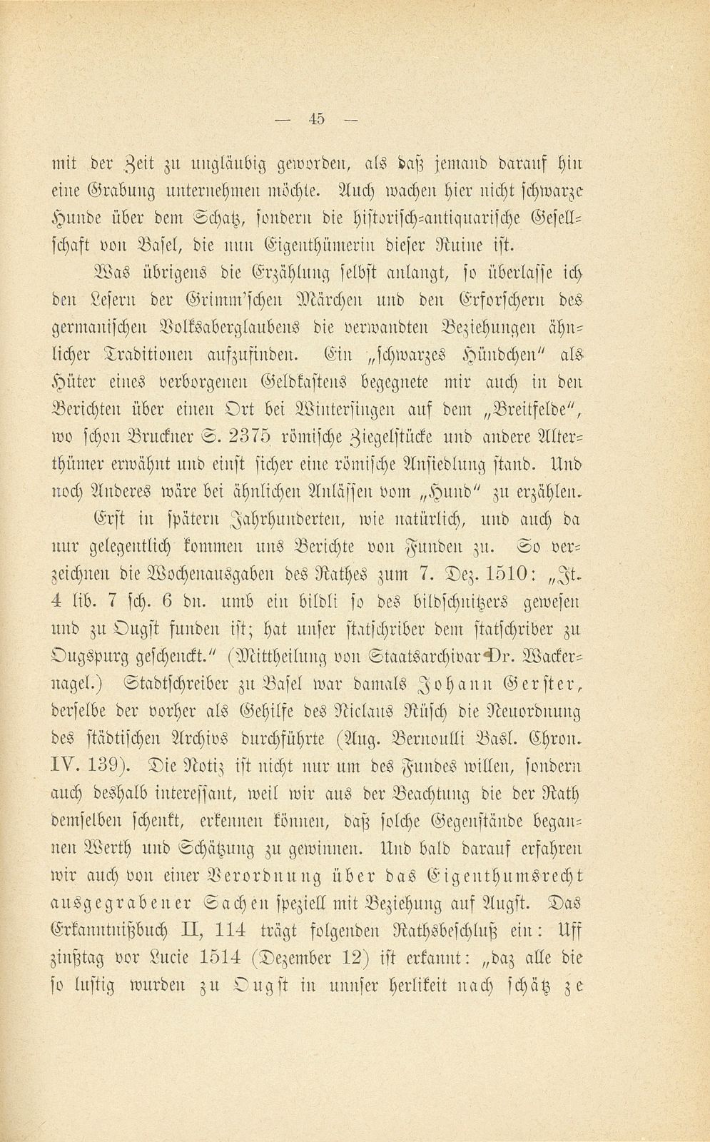 Zerstörung und Erhaltung der römischen Ruinen zu Augst – Seite 10