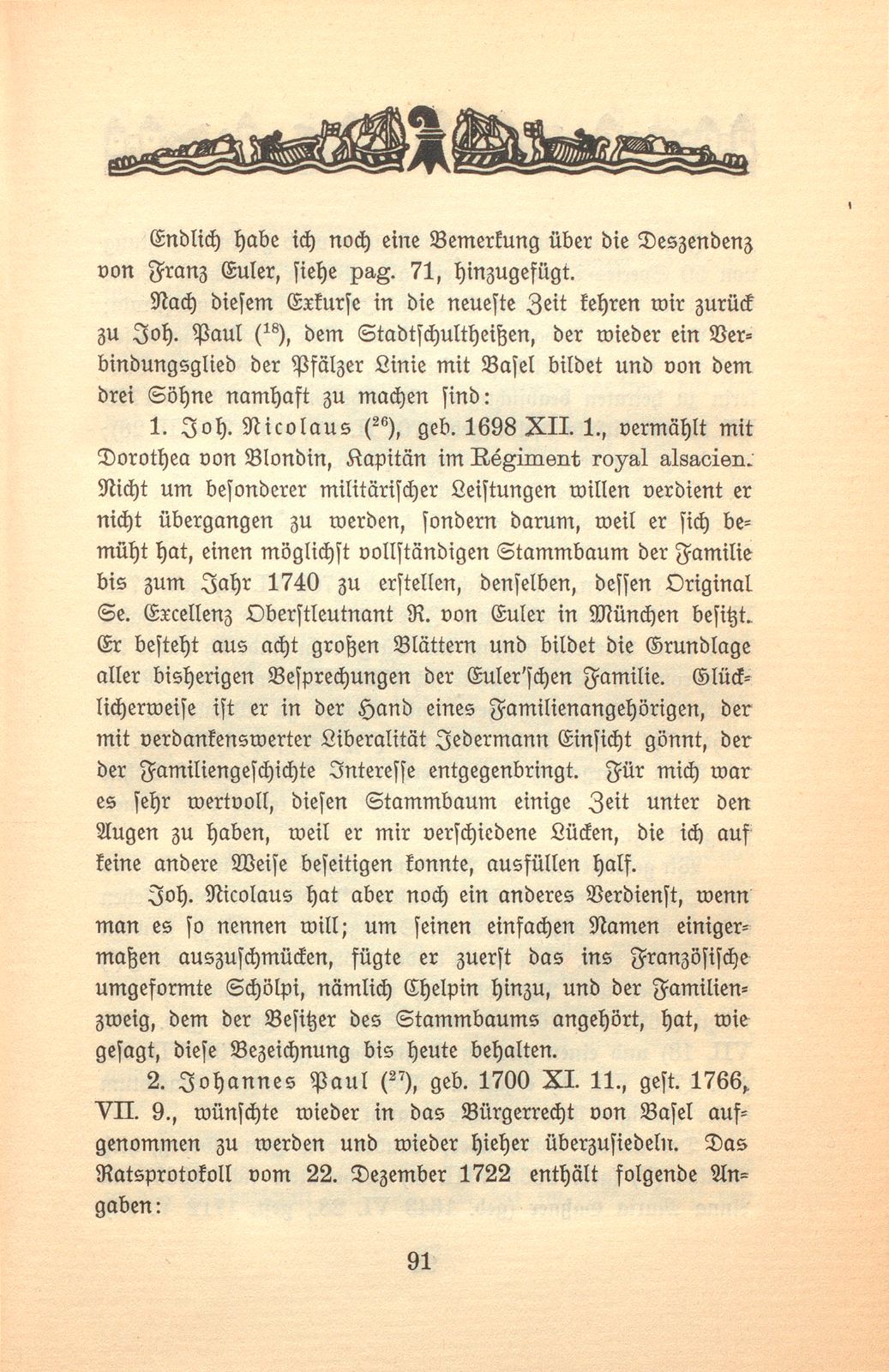 Zur Genealogie der Familie Euler in Basel – Seite 27