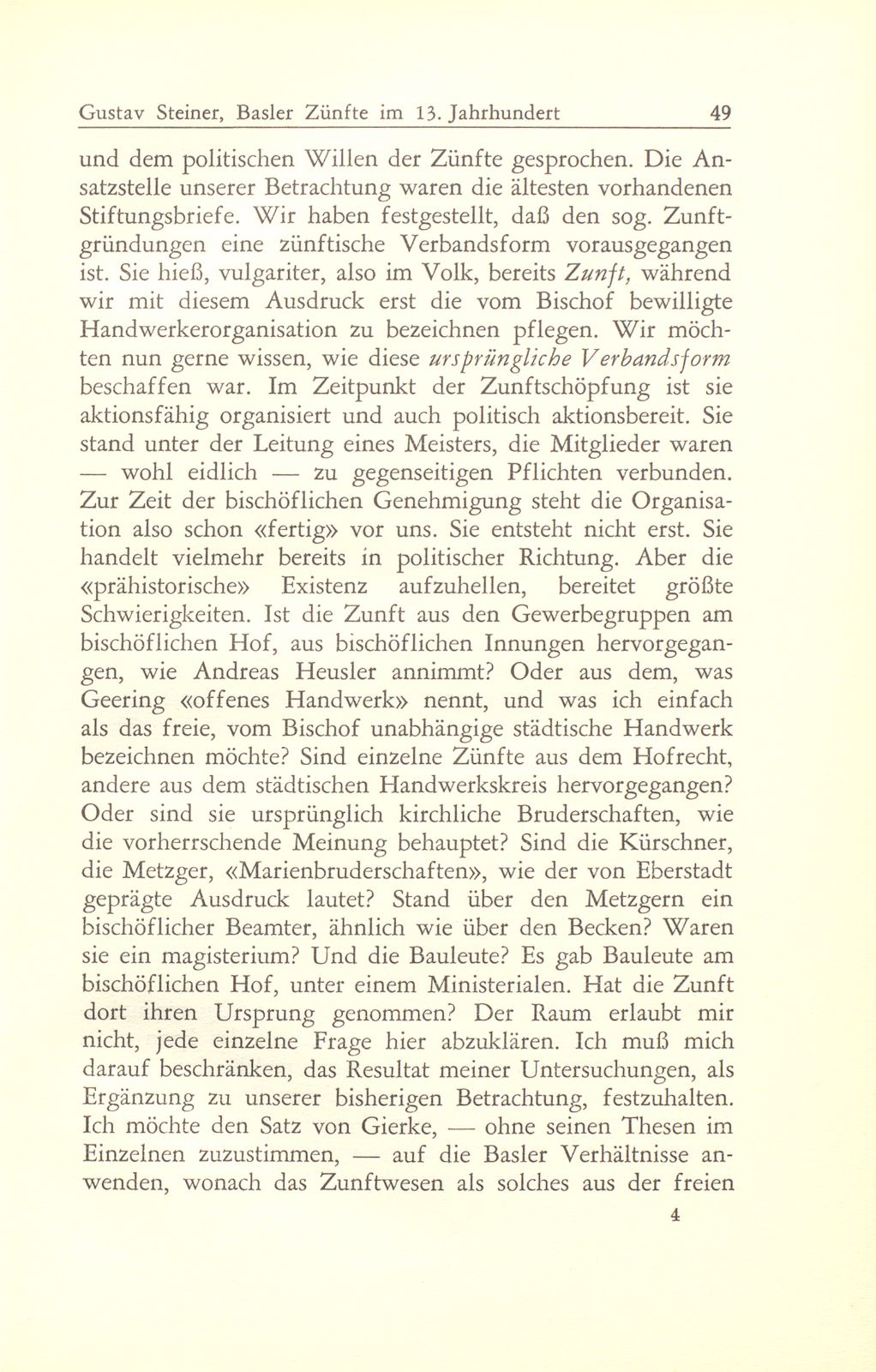 Entstehung und Charakter der Basler Zünfte im 13. Jahrhundert – Seite 33