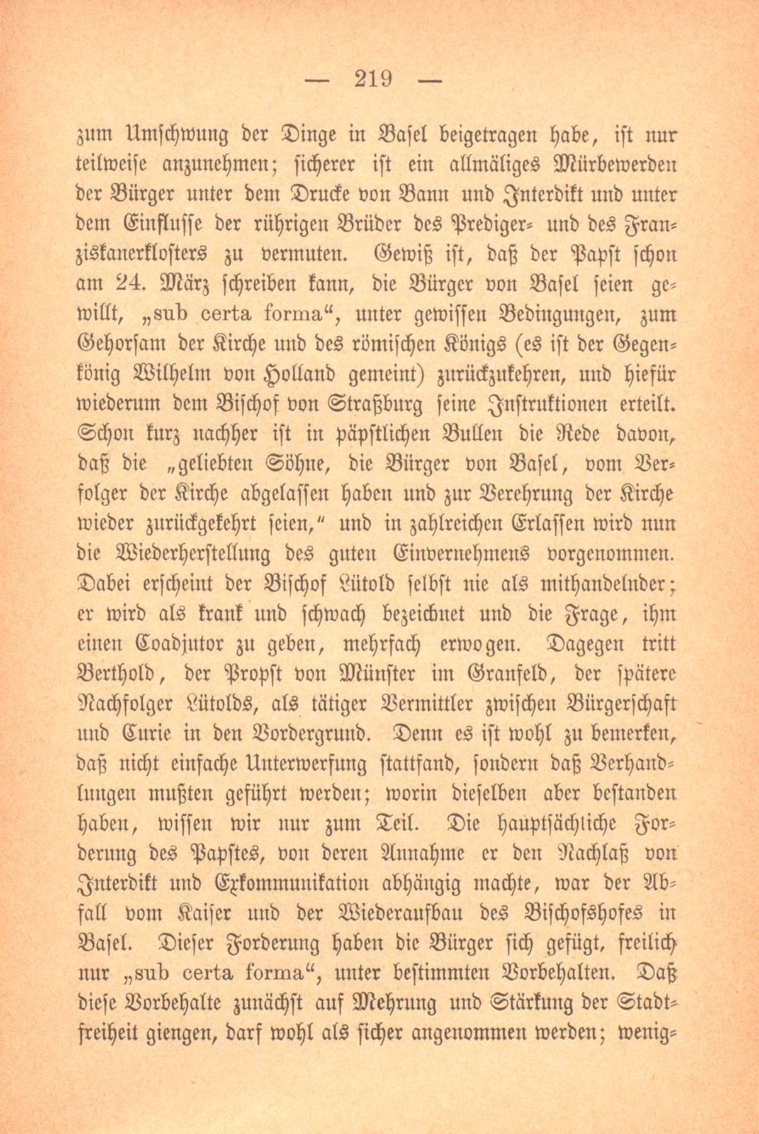 Zur Geschichte Basels im dreizehnten Jahrhundert – Seite 13