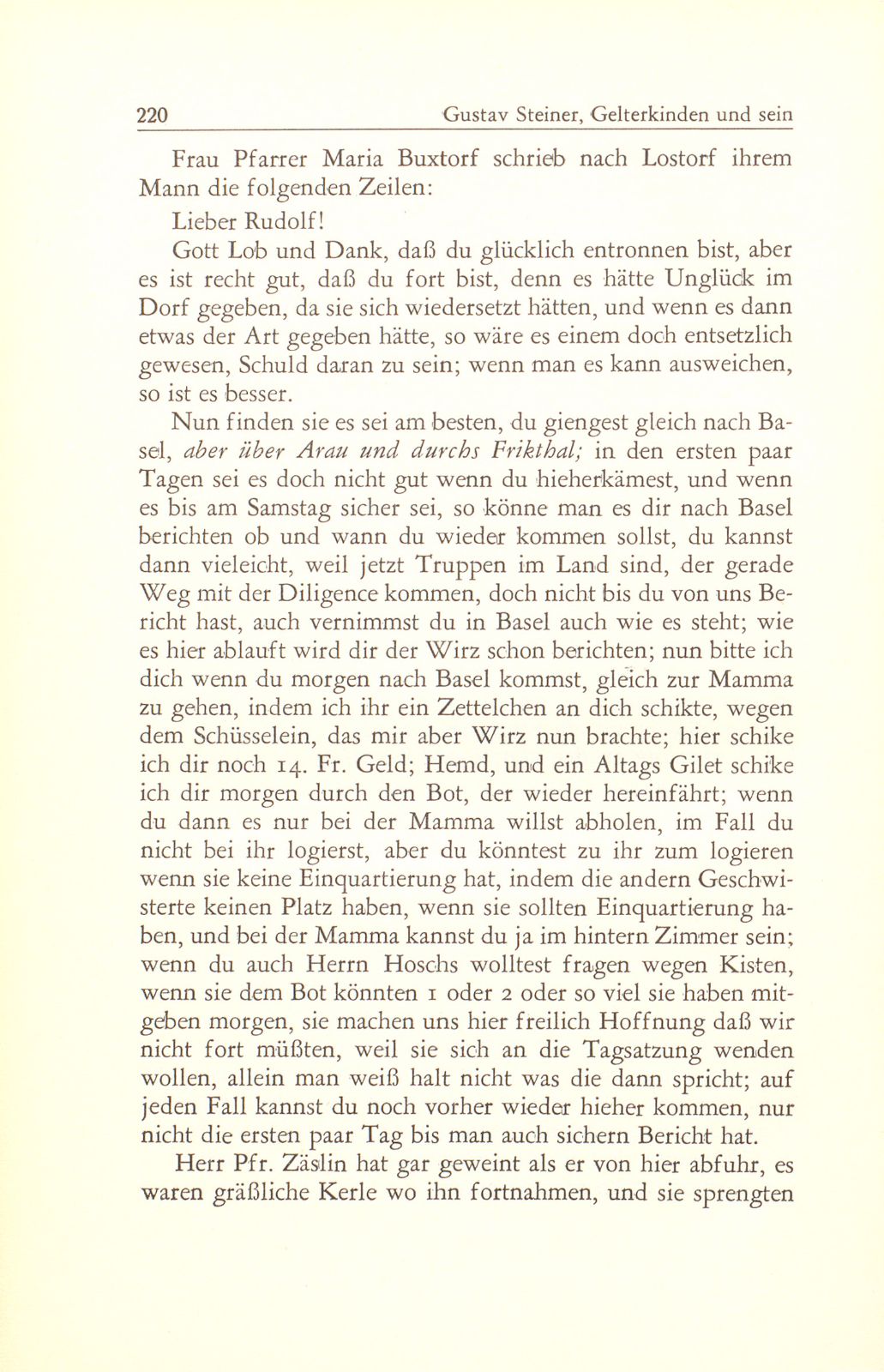 Gelterkinden und sein Pfarrer in den Dreissigerwirren – Seite 17