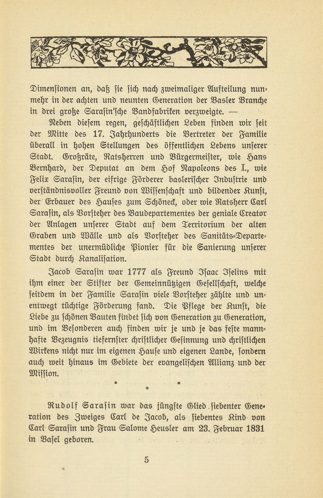 Rudolf Sarasin – Seite 5