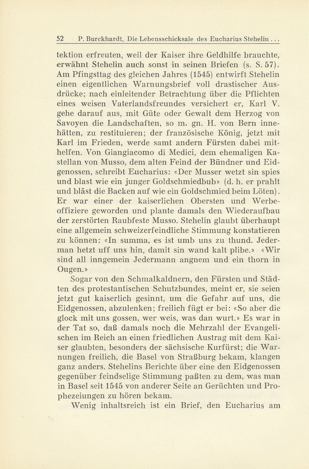 Die Lebensschicksale des Eucharius Stehelin und seine Zeitungsberichte aus dem Schmalkaldischen Krieg – Seite 18