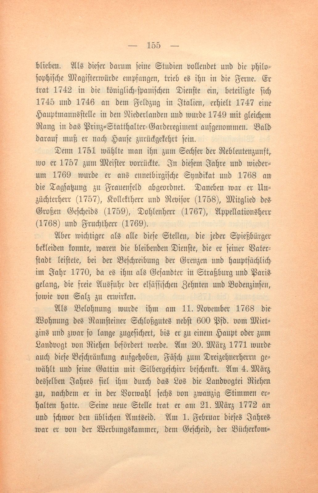 Stadt und Landschaft Basel in der zweiten Hälfte des 18. Jahrhunderts – Seite 32