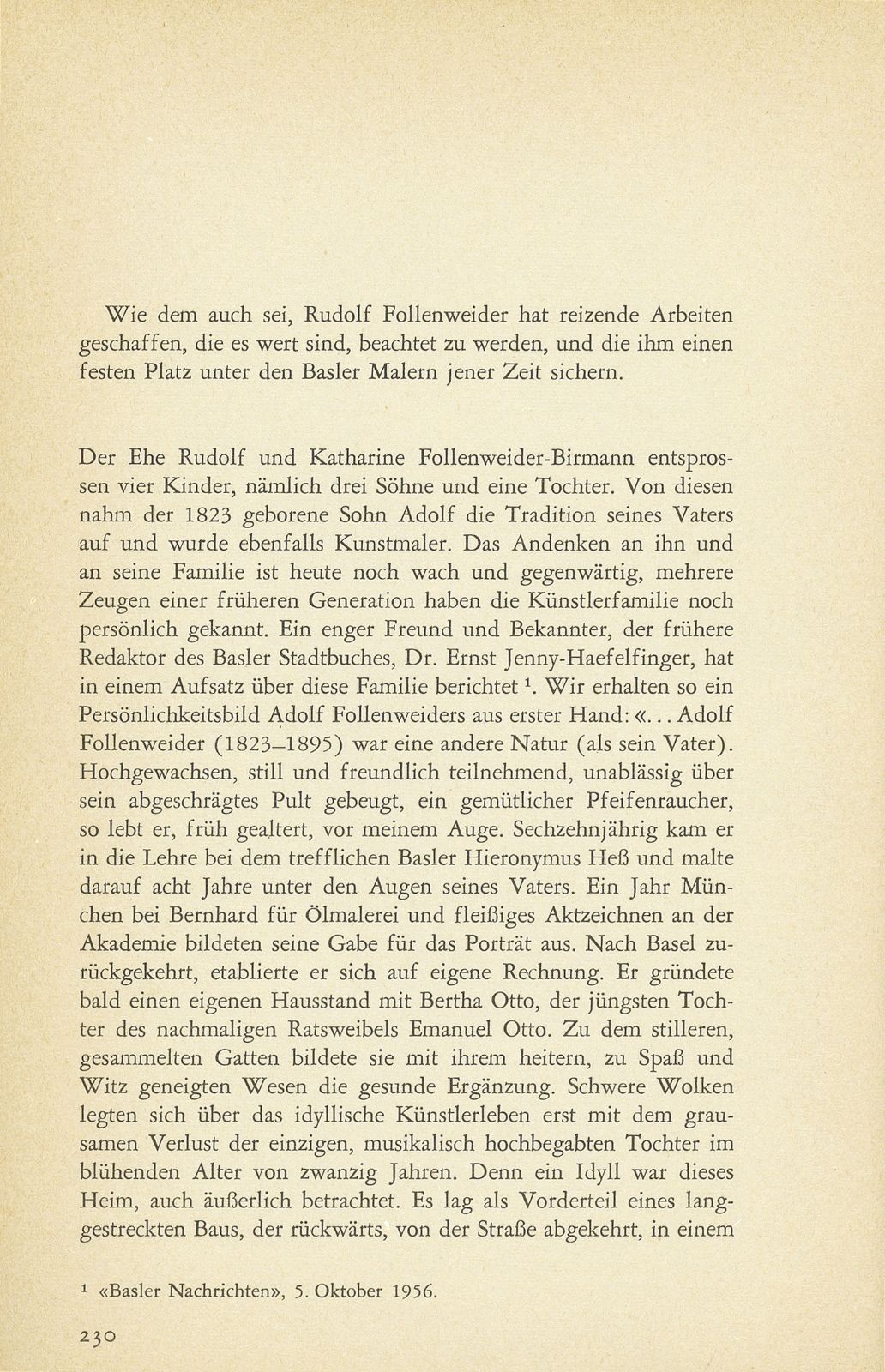 Zwei Maler aus dem alten Basel: Johann Rudolf Follenweider-Birmann (1774-1847) und Adolf Follenweider-Otto (1823-1894) – Seite 16