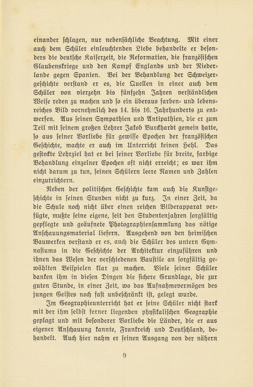 Albert Burckhardt-Finsler 18. November 1854 – 2. August 1911 – Seite 9