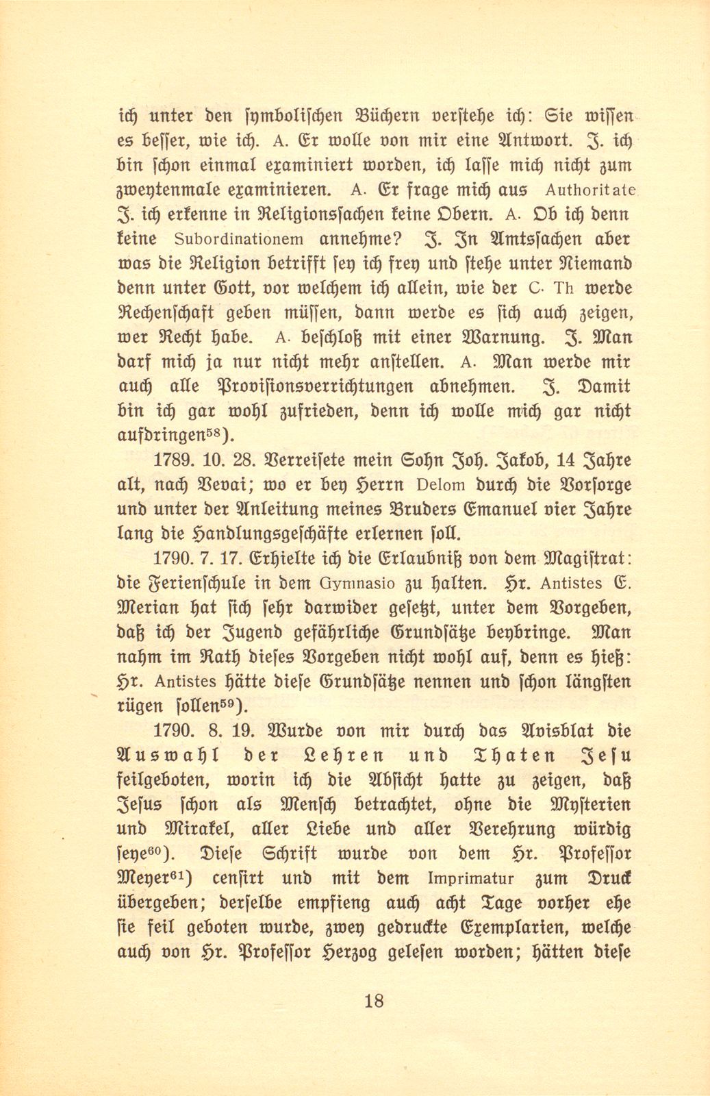 Aus den Papieren eines Pietisten und Aufklärers. [Joh. Frey] – Seite 18