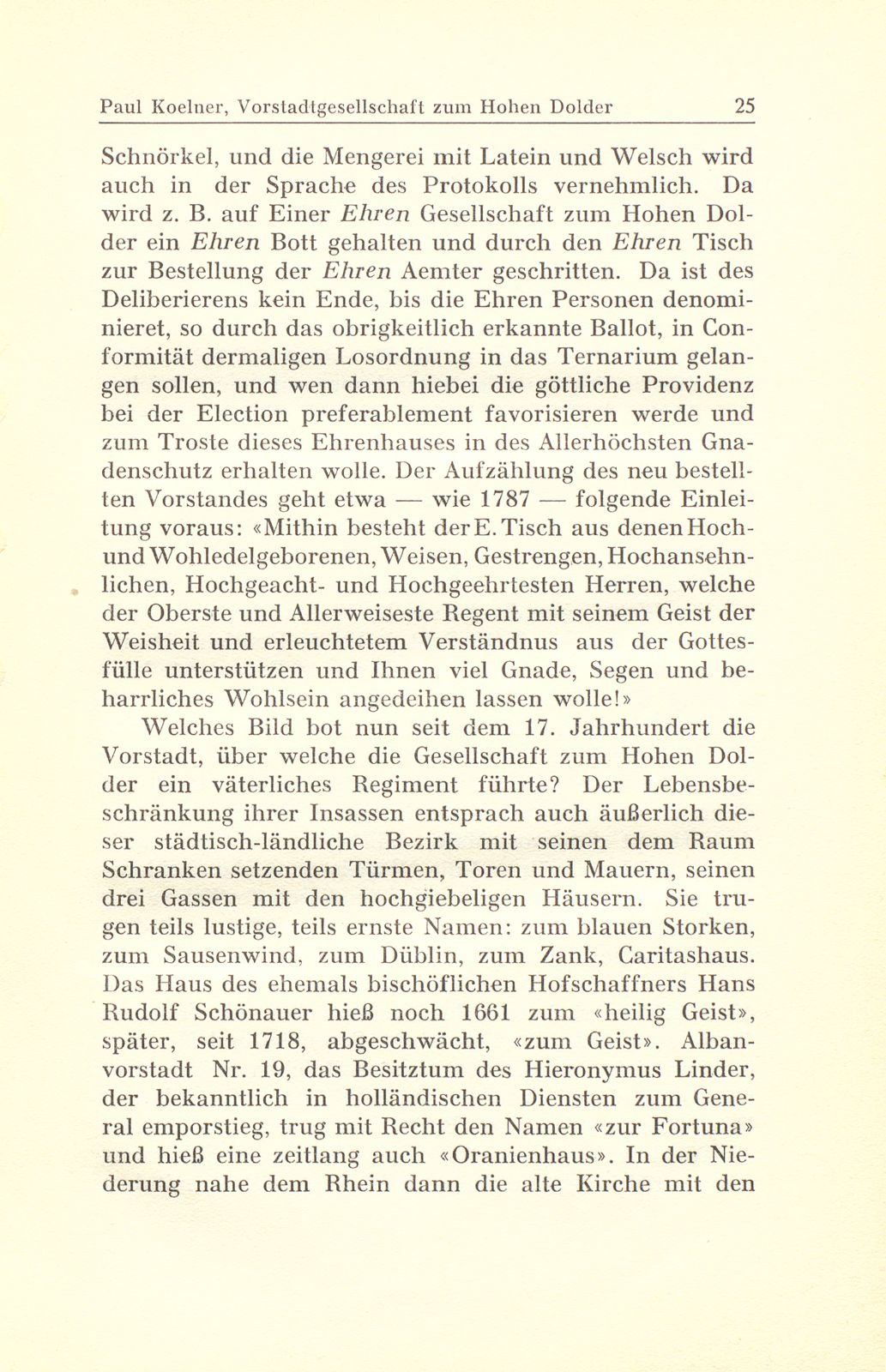 Aus der Gerichtspraxis der Vorstadtgesellschaft zum Hohen Dolder – Seite 9