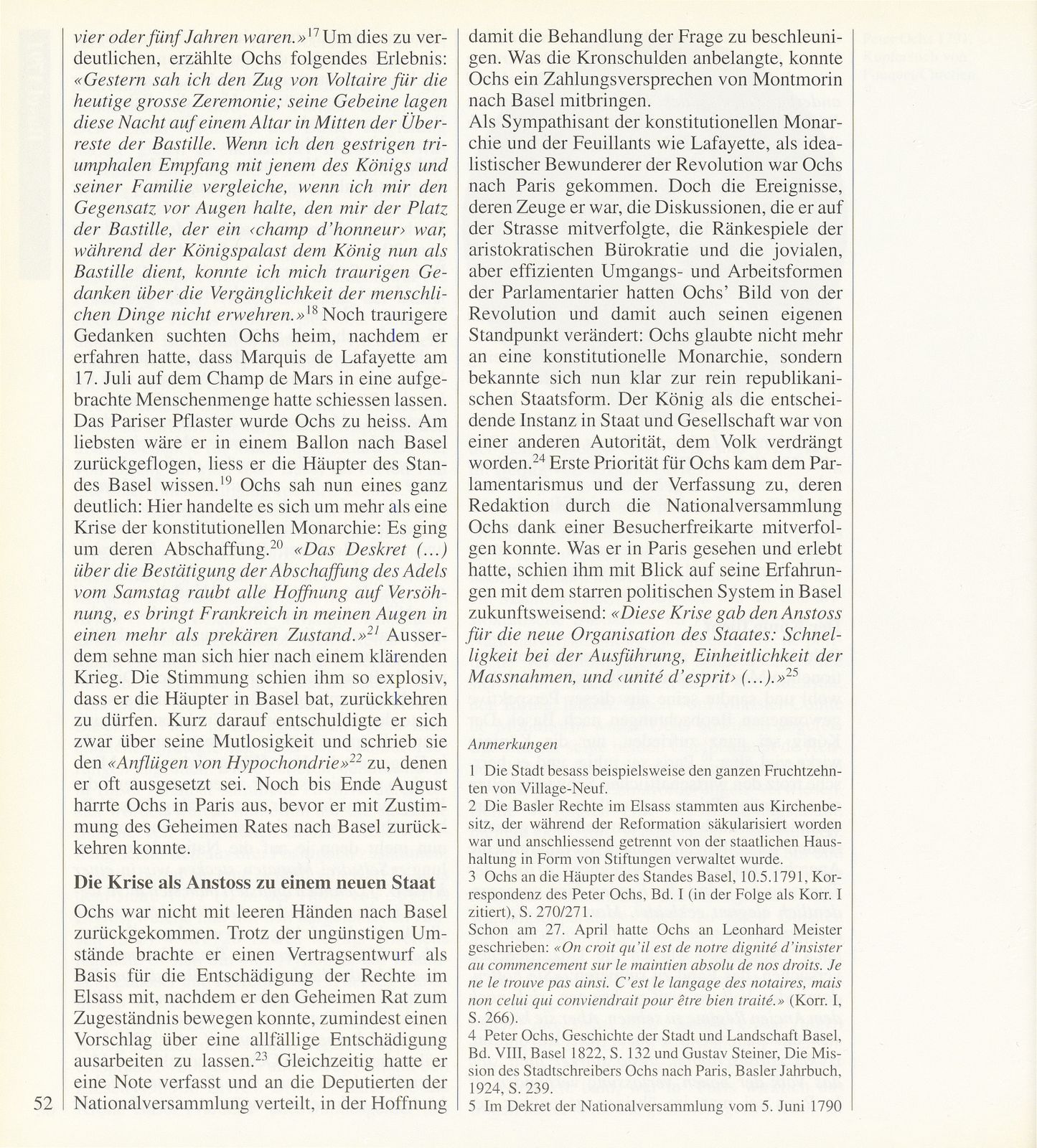 1791: Stadtschreiber Peter Ochs' Mission in Paris. Am liebsten in einem Ballon nach Basel zurück – Seite 4