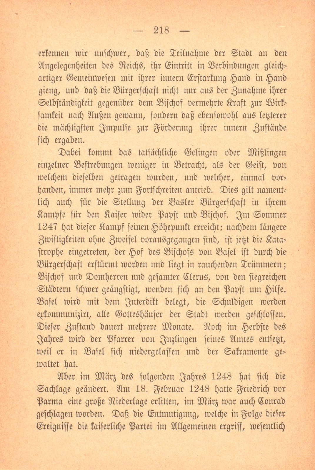 Zur Geschichte Basels im dreizehnten Jahrhundert – Seite 12