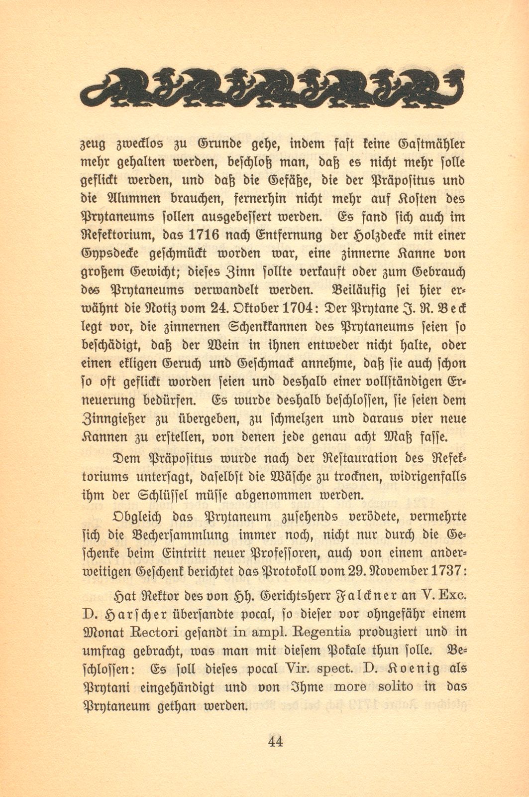 Das Prytaneum der Universität Basel. 1570-1744 – Seite 22