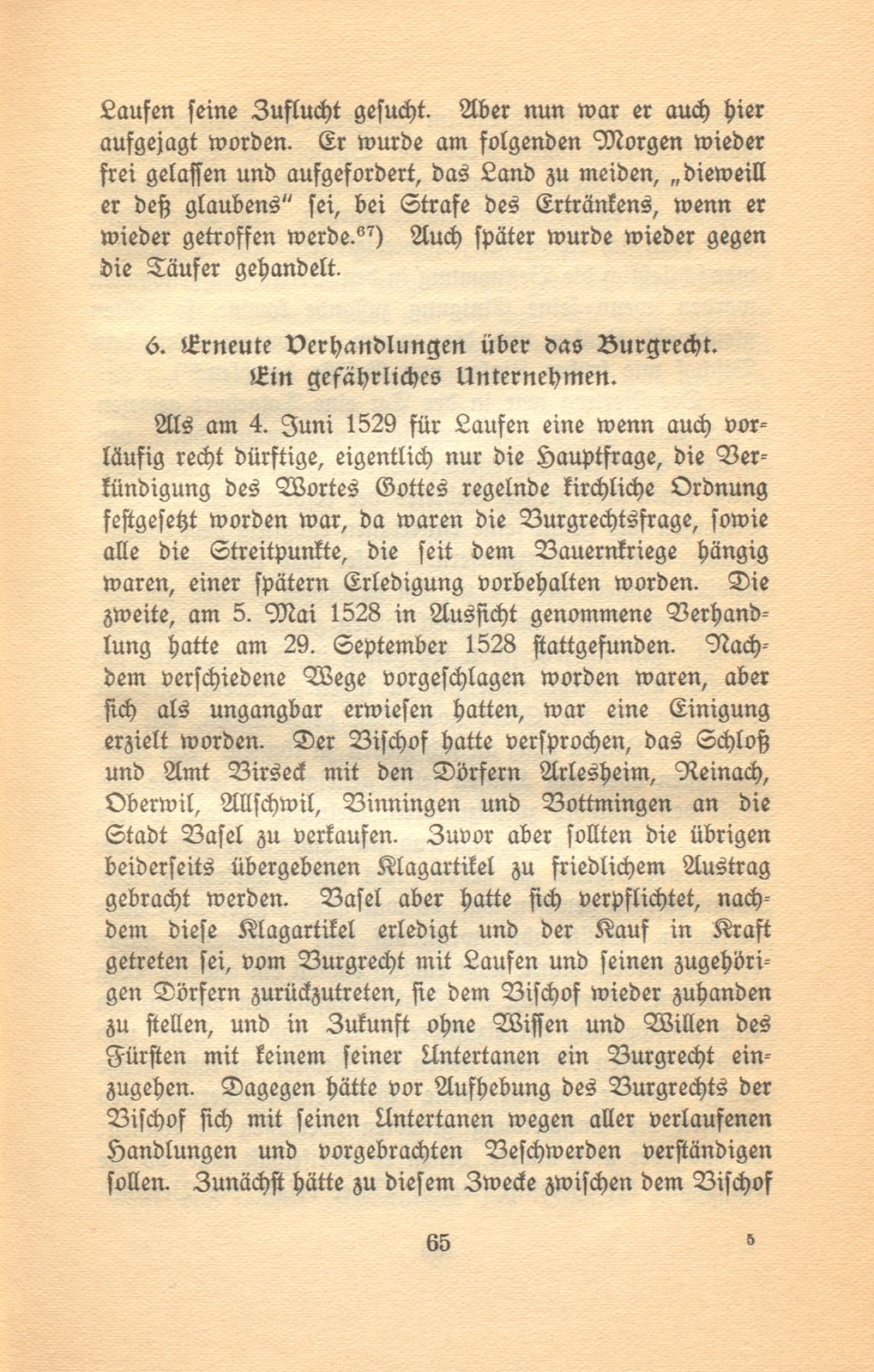 Die Reformation im baslerisch-bischöflichen Laufen – Seite 29