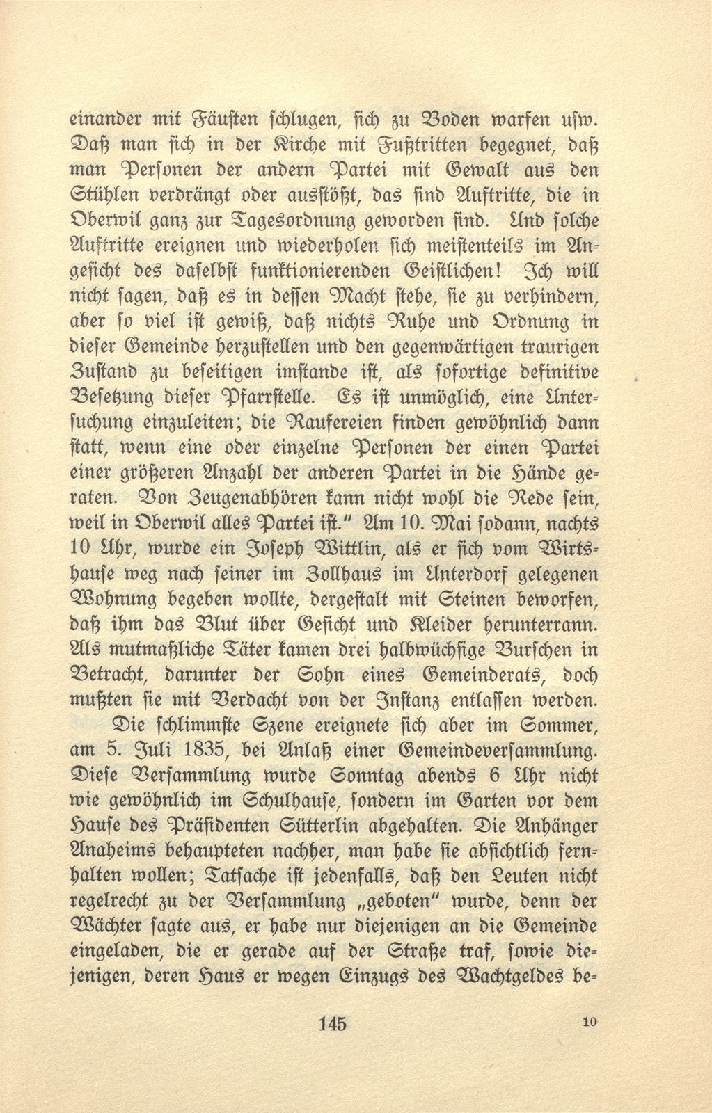 Ein kirchlicher Streit im Birseck vor achtzig Jahren – Seite 30