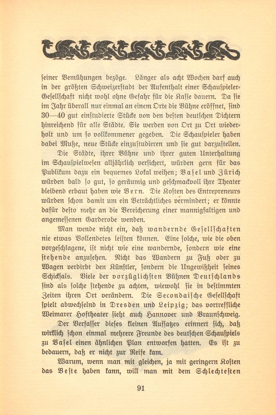 Ein Beitrag zur schweizerischen Bühnengeschichte vor hundert Jahren – Seite 7