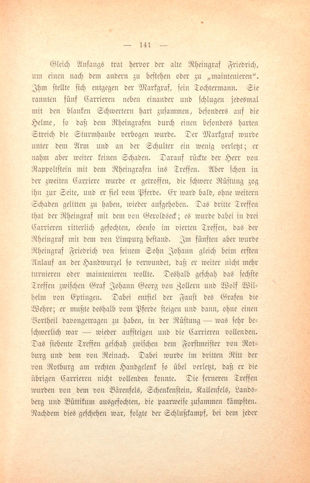 Felix Platters Schilderung der Reise des Markgrafen Georg Friedrich zu Baden und Hochberg – Seite 38