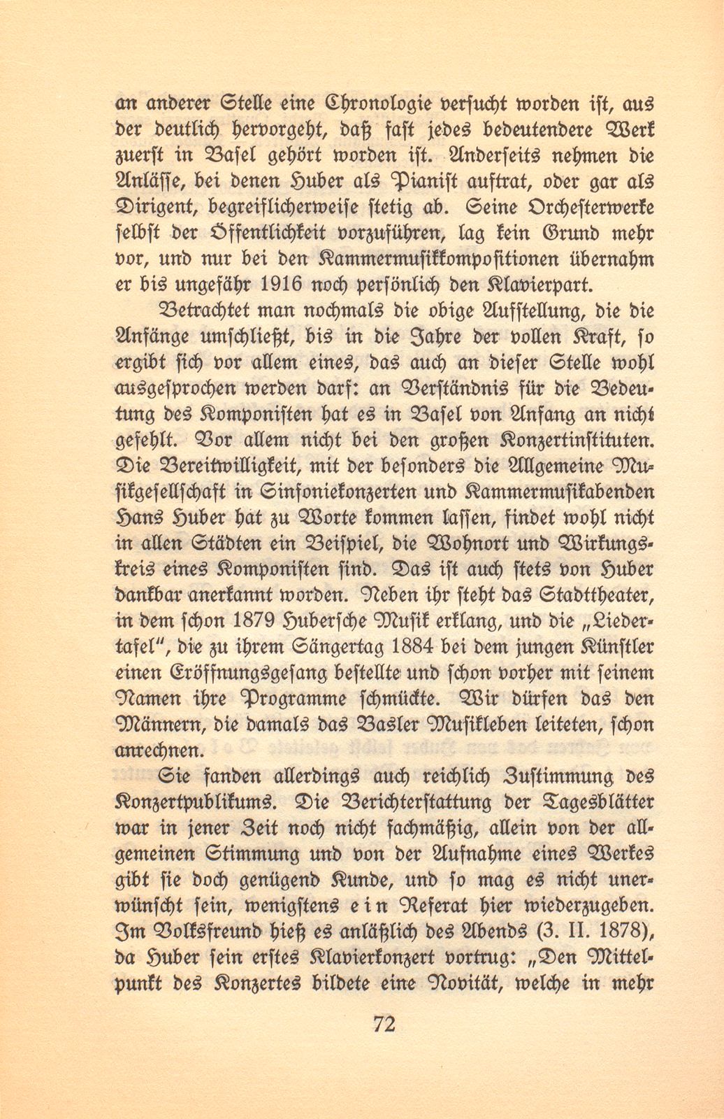 Die Bedeutung Hans Hubers für das Basler Musikleben – Seite 22