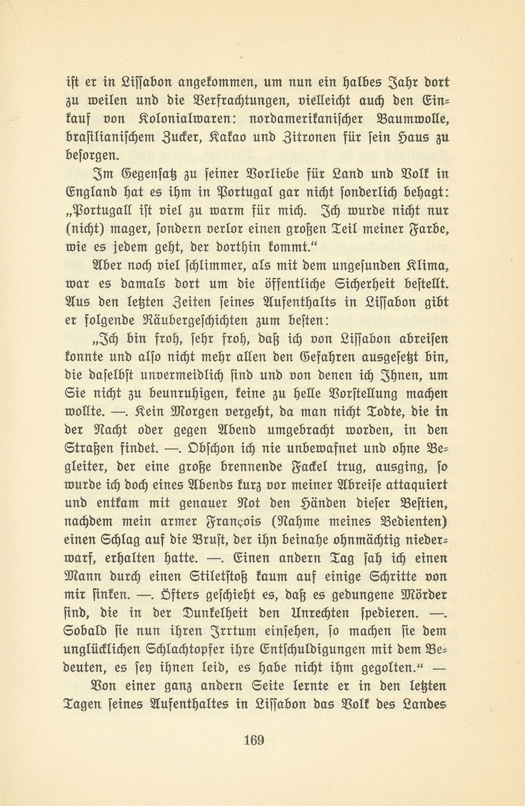 Abenteuer eines jungen Basler Kaufmanns vor hundert Jahren. Theodor von Speyr – Seite 13