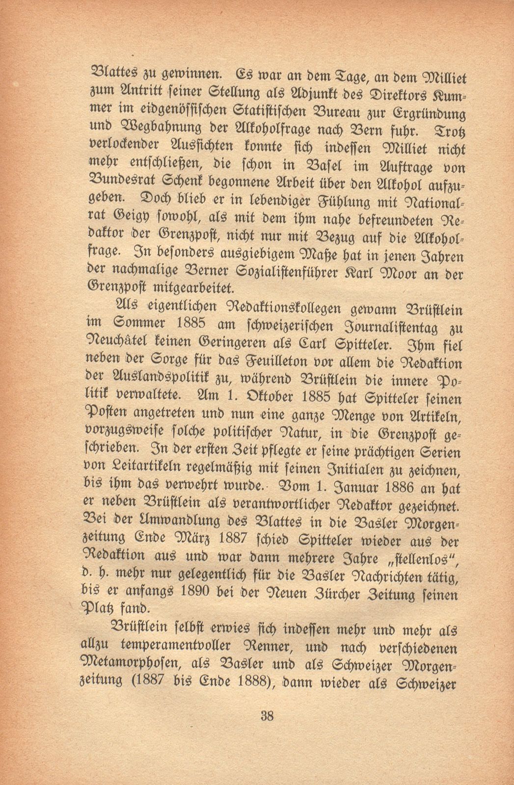 Johann Rudolf Geigy-Merian. 4. März 1830 bis 17. Februar 1917 – Seite 38