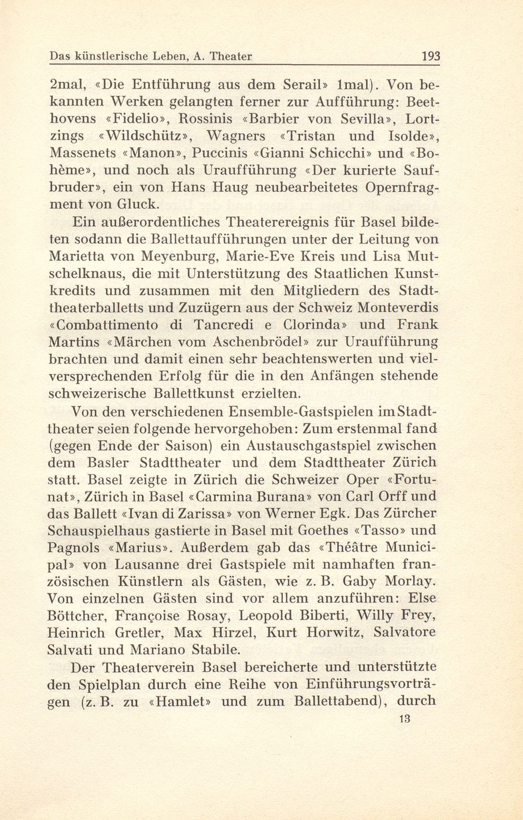 Das künstlerische Leben in Basel vom 1. Oktober 1941 bis 30. September 1942 – Seite 4