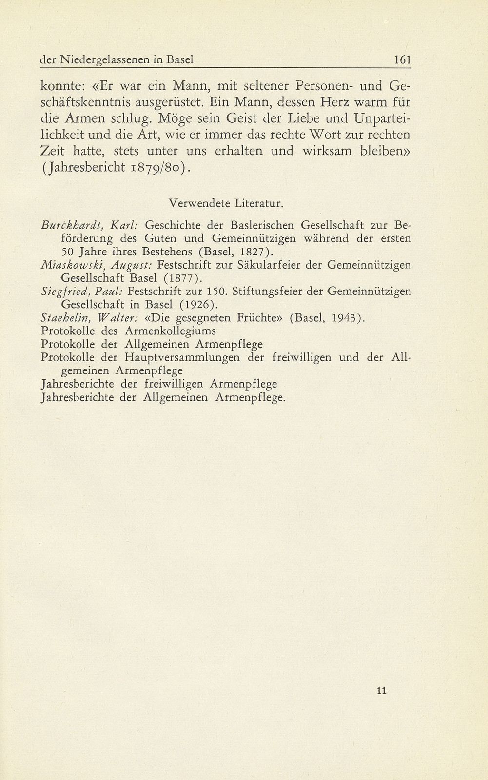 Die öffentliche Armenfürsorge der Niedergelassenen in Basel – Seite 20