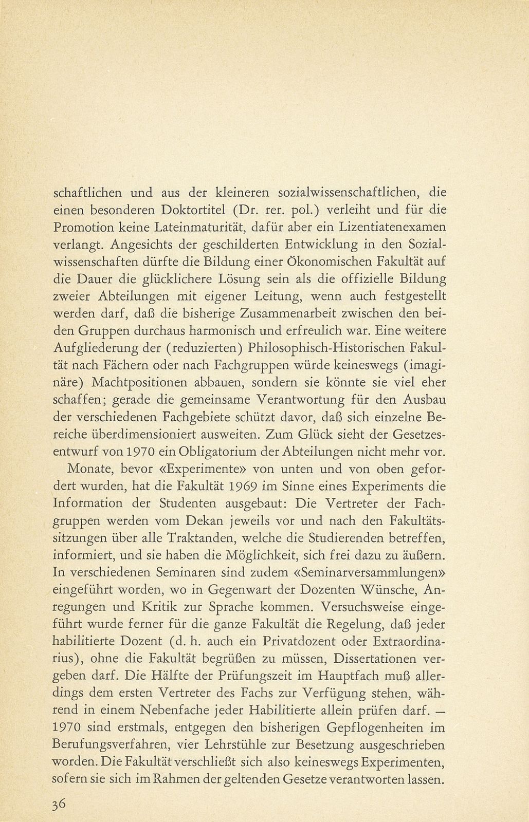 Die Philosophisch-Historische Fakultät der Universität Basel – Seite 11