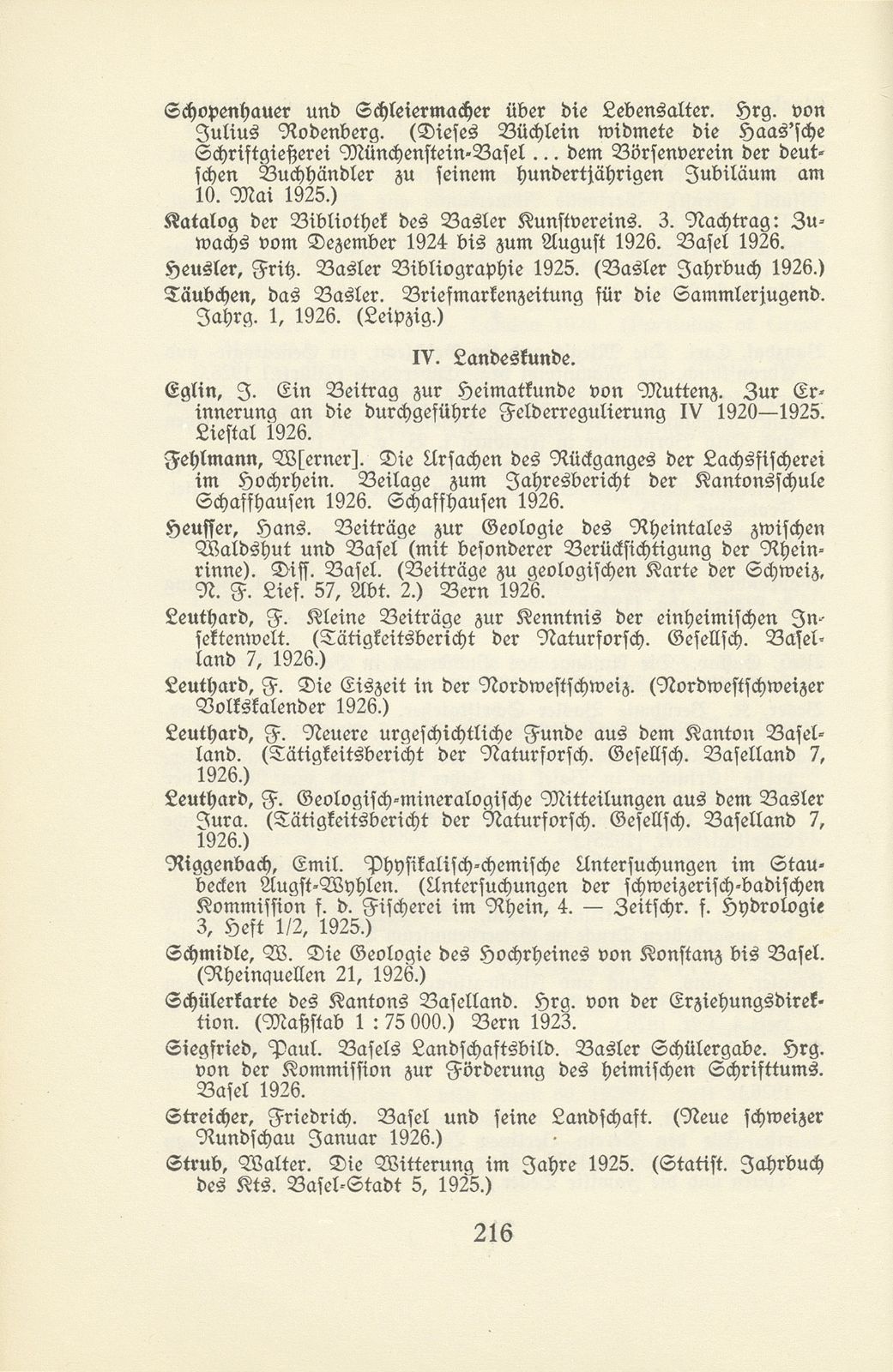 Basler Bibliographie 1926 – Seite 10