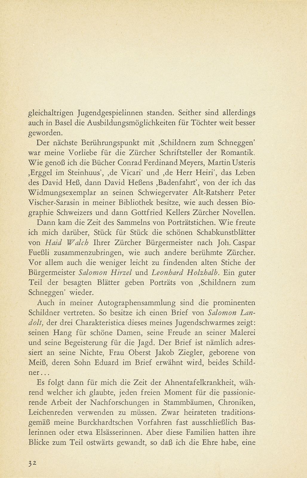 In memoriam Dr. h.c. Carl Burckhardt-Sarasin (1873-1971) – Seite 3