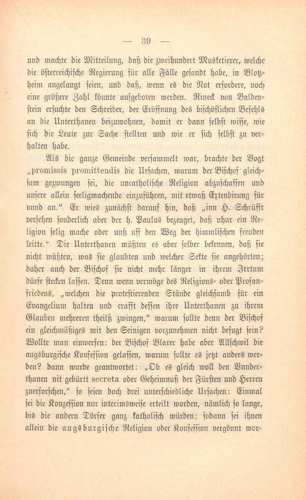 Der Abschluss der Gegenreformation im Birseck – Seite 14