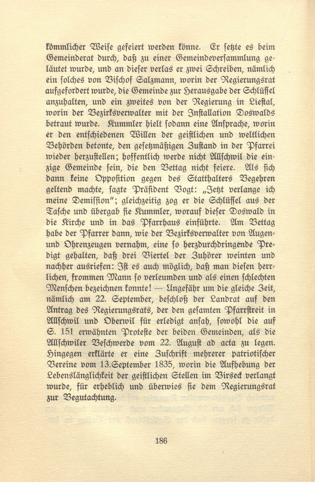 Ein kirchlicher Streit im Birseck vor achtzig Jahren – Seite 75