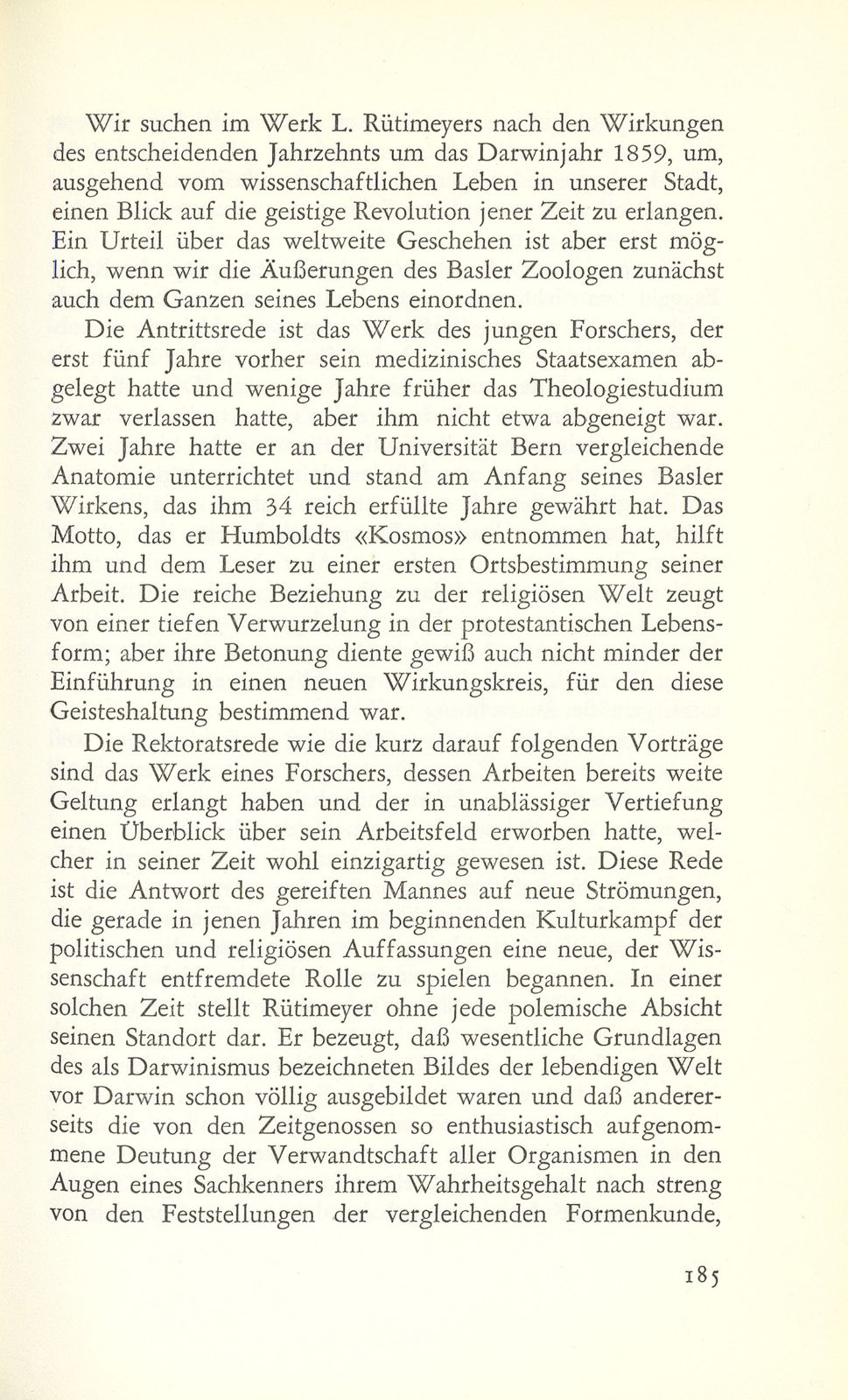 Die Frühzeit des Darwinismus im Werk Ludwig Rütimeyers – Seite 22