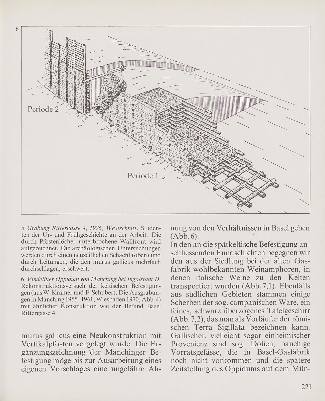 Grabungen des Seminars für Ur- und Frühgeschichte am murus gallicus in Basel – Seite 7