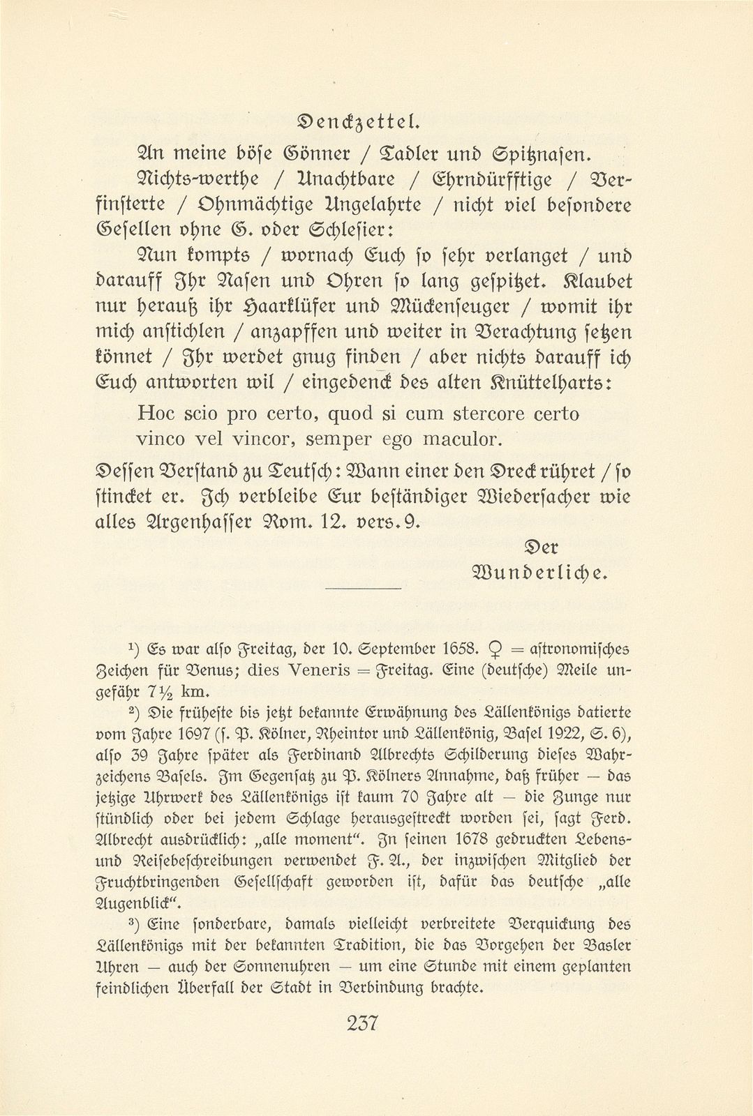 Herzog Ferdinand Albrecht von Braunschweig-Lüneburg und seine Beschreibung Basels vom Jahre 1658 – Seite 13