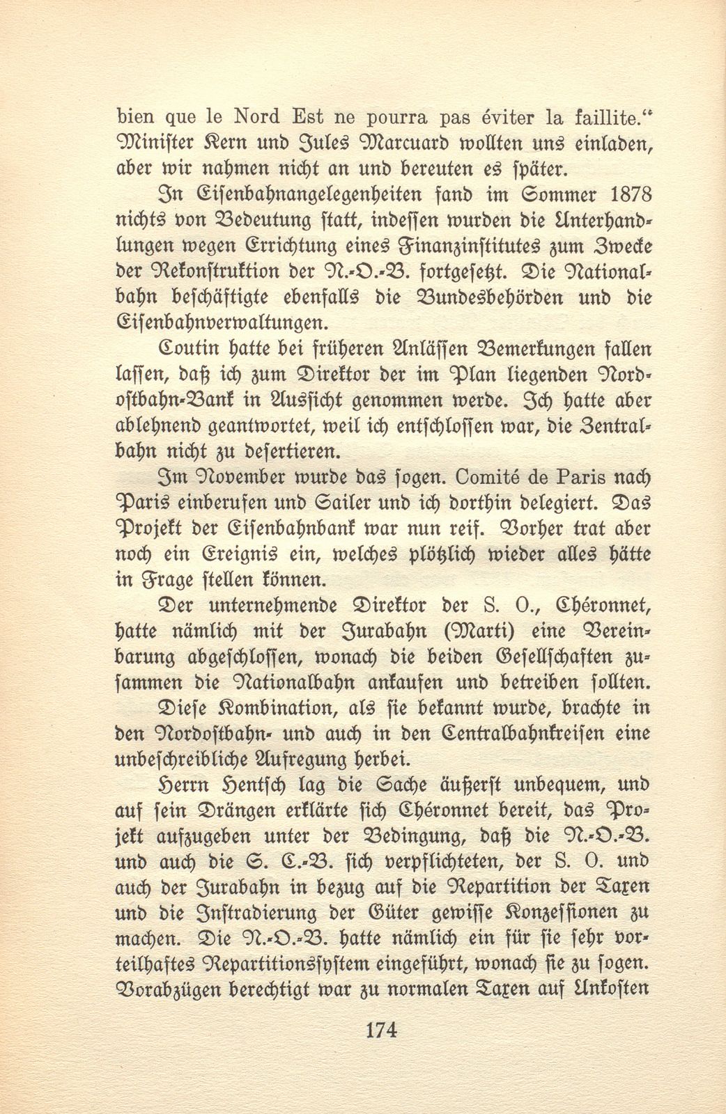 Von den Schweizer Bahnen und Banken in der kritischen Zeit der 1870er und der 1880er Jahre – Seite 30