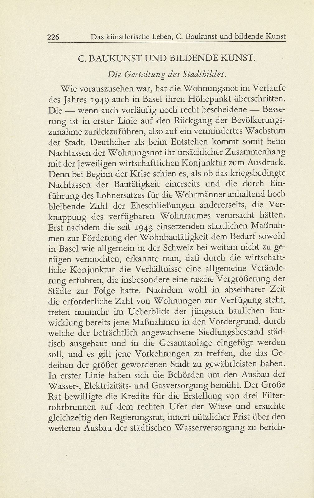 Das künstlerische Leben in Basel vom 1. Oktober 1948 bis 30. September 1949 – Seite 1