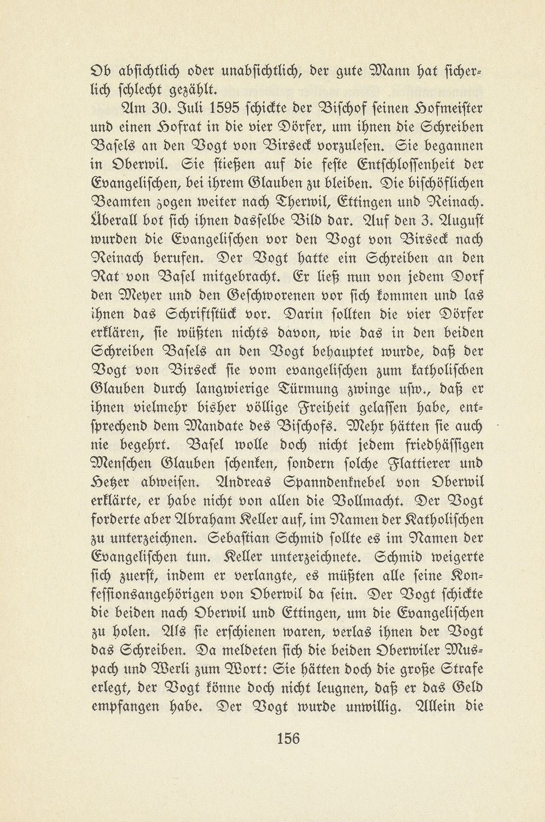 Therwil und Ettingen in der Zeit der Reformation und Gegenreformation – Seite 50