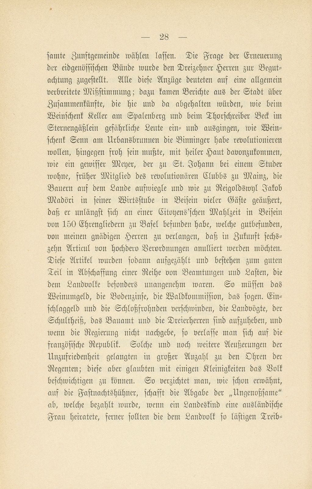 Die Revolution zu Basel im Jahre 1798 – Seite 30